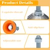 HOFURME 4 Pcs Heavy Duty Leveling Feet M12 Thread, Adjustable