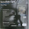 Warm White LED Snowflake Light 35cm x35cm Christmas Xmas