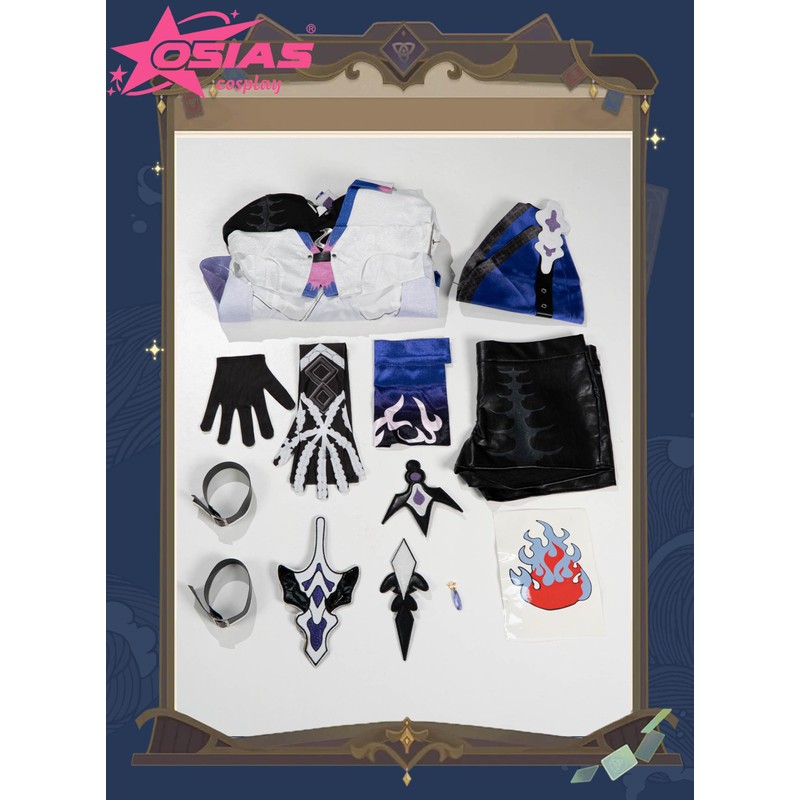 OSIAS Honkai Star Rail Acheron Cosplay Costume(XL)