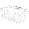 SANNO Chest Freezer Basket,Large Wire Baskets Freezer Organizer Bins, Sturdy