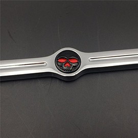 SMT-Black Skull Chrome Body Gear Shift Linkage Compatible with H-D Heritage Softail Nostalgia FLSTN Night Train EFI FXSTBI [B01C3JZKDM]