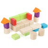 MultiColor Building Blocks Toy Wooden Boxed Children Kid Educational Toy
