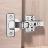 Luokim 2pcs Professional Grade Inset Soft Close Cabinet Hinges Frameless
