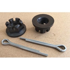 2Pcs Rear Axle Castle Nuts M14*1.5 Replacement for Yamaha ATV 90171-14037 Banshee 350 Blaster 200 Warrior 350 Raptor 350 660 YFZ450 Breeze Moto-4 Grizzly 125