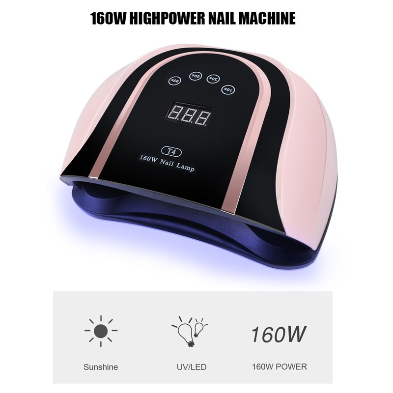 160W LED Nail Light Fast Dry Nail Gel Curing Light