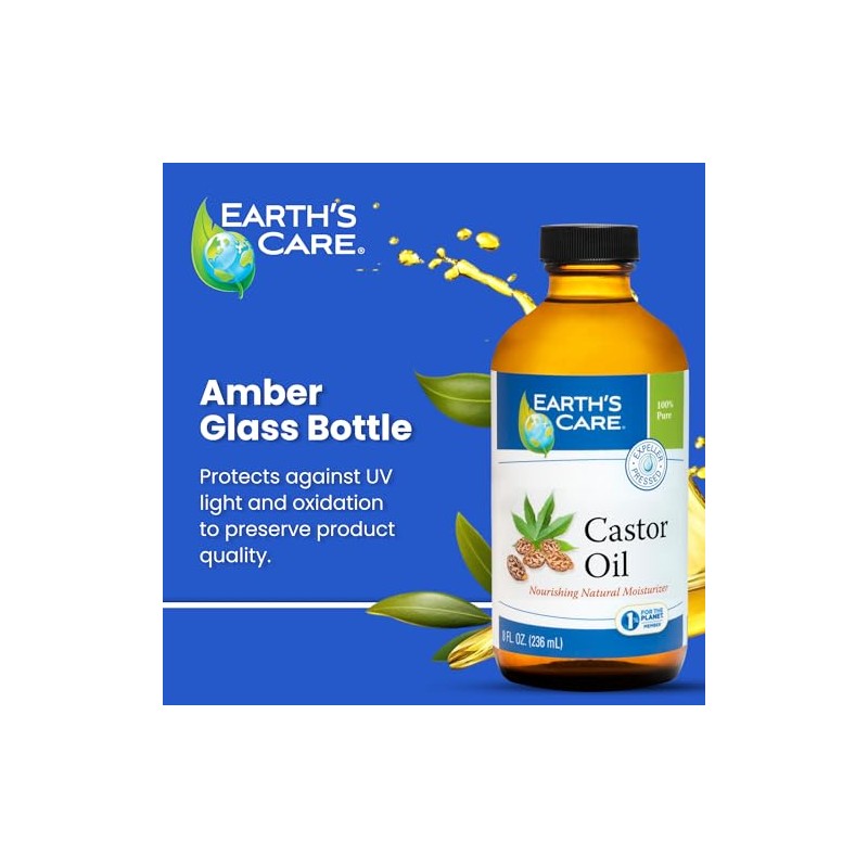 Earth's Care - Aceite de ricino Pure 100% - 8