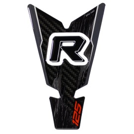 Tankpad Gel Resin Carbon Print Sticker Compatible for Honda CB125R Grey X510003VA
