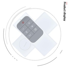 TCNOUMT New Replacement Remote Control fit for Dreo Tower Fan 13 Inch Quiet Air Circulator Table Fans, White