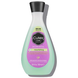 Cutex Nourishing Nail Polish Remover, Leaves Fingernails & Toenails Looking Healthy, Contains Vitamins E, 10.1 fl oz