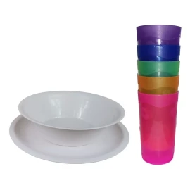 Boris 50 Platos Taqueros 50 Pozaleros Y 50 Vasos (150 Piezas)