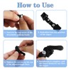 30Pcs Zipper Repair Kit Universal Zipper Fixer, Plastic Detachable Pulls