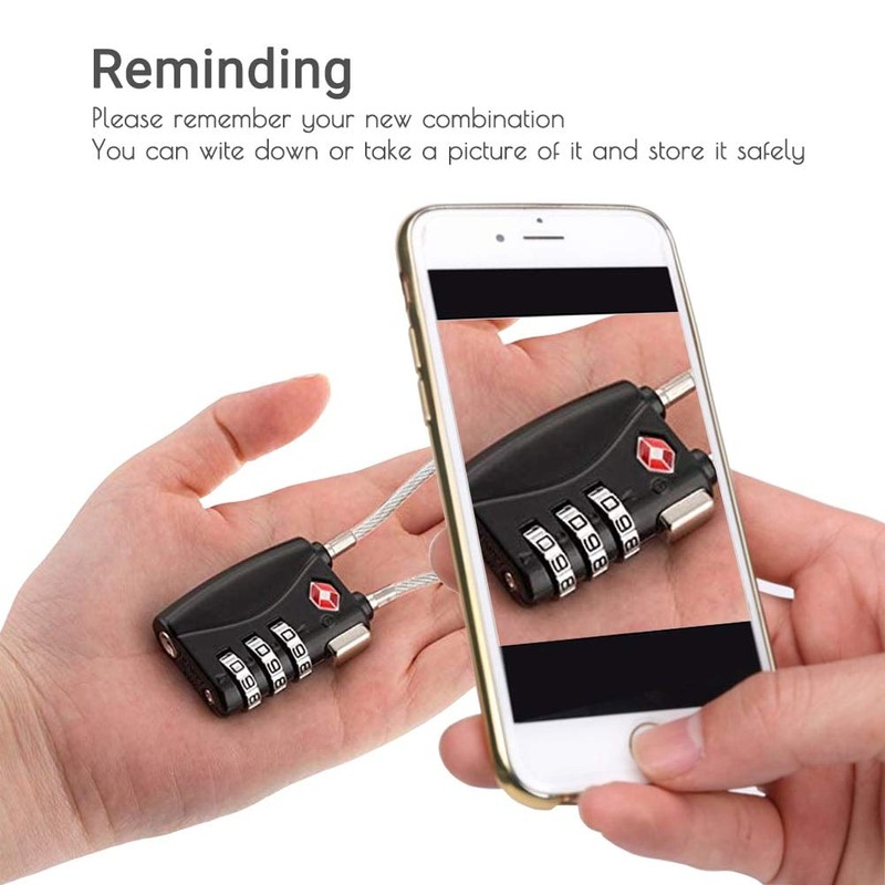 CFMOUR TSA Locks - 1, 2, 3, 4, 5, 6