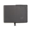 TRU RED Medium Flexible Cover Graph Journal, Black – Grid