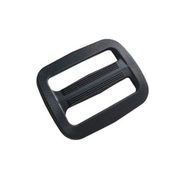 D DrNeeko 20 Pcs Black Plastic Tri-Glide Slides Button Adjustable Webbing Triglides Slider Buckle for Belt Backpack and Bags (1-1/4" 32mm)