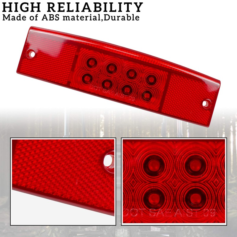 SAUTVS 1pcs Tail Light for Ranger 570, Red LED Rear