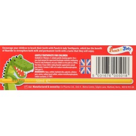 Punch and Judy Toothpaste Childrens Strawberry 50ml
