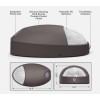 E2 Lighting 12W LED Emergency Wall Pack Light with 90