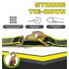 KJE Heavy Duty Car Trailer Tie Down Straps with Reflective