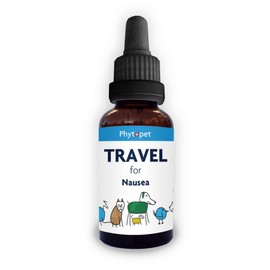 Phytopet Travel | 30ml | 100% Natural Herbal Remedy | Upset Stomaches, Ideal For Traveling | For Dogs, Cats, Birds, Horses, Pets |