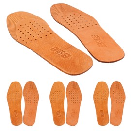 Clarmonde Plantillas De Zapatos De Cuero Genuino, Plantillas De Cuero De Piel De Cerdo Ultrafinas Absorbentes Que Se Rompen Y Se Ajustan A La Forma De Los Pies (4)
