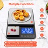 KUAIVO 0.001 oz / 33 lb Dual Platform Kitchen Scale, Digital Food