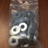 Devco 6702 Zinc Plated Flat Washers 1/4" 72 Washers In