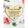 Pet-Jos Decorative Sign Heart Plaque 10 x 10 cm Always