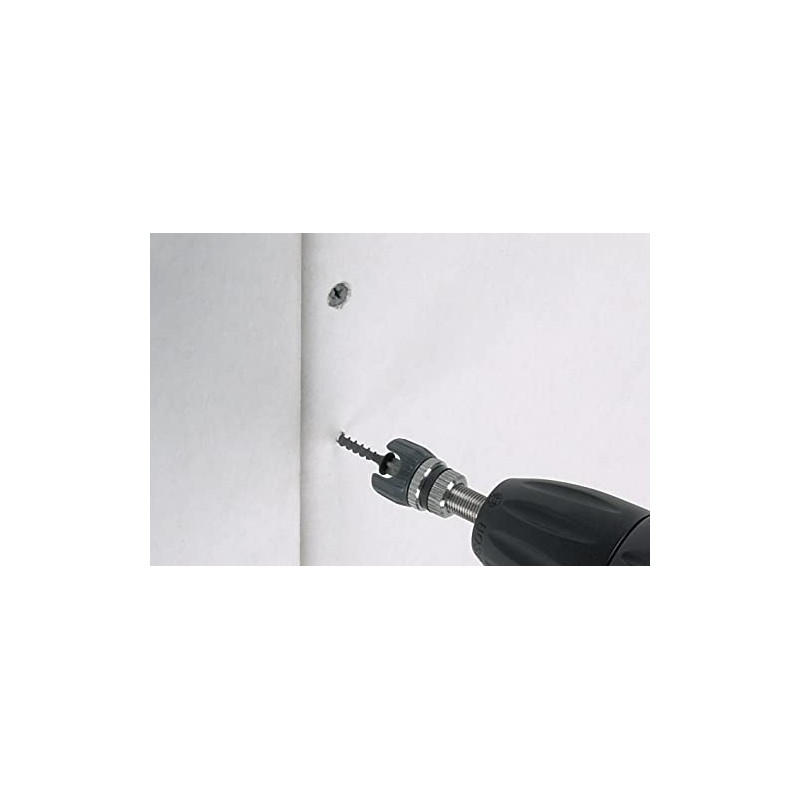 Wolfcraft 4055000 Screw Attachment for Interior Fitting, Grey, grey, 4055000