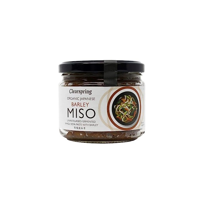 Clearspring Organic Japanese Barley Miso Paste - Unpasteurised
