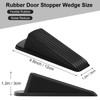 Beieverluck 24 Pack Door Stoppers for Bottom of Door Rubber