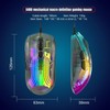 Wired Mouse Transparent Shell RGB Backlit Adjustable DPI Programmable Keys