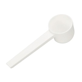 sourcing map Measuring Spoons, Plastic Coffee Scoops Teaspoon for Coffee Bean Spices Sugar Salt Powder White