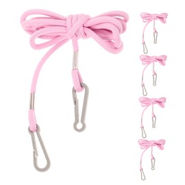 KOMBIUDA 5pcs Mitten Clips for Toddlers Elastic String Holders for Gloves Convenient Neck Strap Lightweight Design for Easy Storage for Boys and Girls Activities