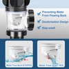 Bathroom-Sink-Drain-Kit: Flex-drain Kit with Flexible & Expandable P-trap Sink Drain