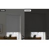 LazBlinds No Tools No Drill Cordless Roller Shades, 100% Blackout