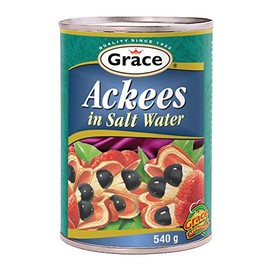 Grace Ackee 19oz - Ackee Jamaican Canned - Perfect for Ackee & Salted Cod Fish - Ackee Saltfish Dish - Combine with your Jamaican Callaloo - Mix into Jamaican Beef Patties or with Breadfruit