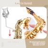 Alto Saxophone Sheet Music Clip, Vertical Marching Music Holder with