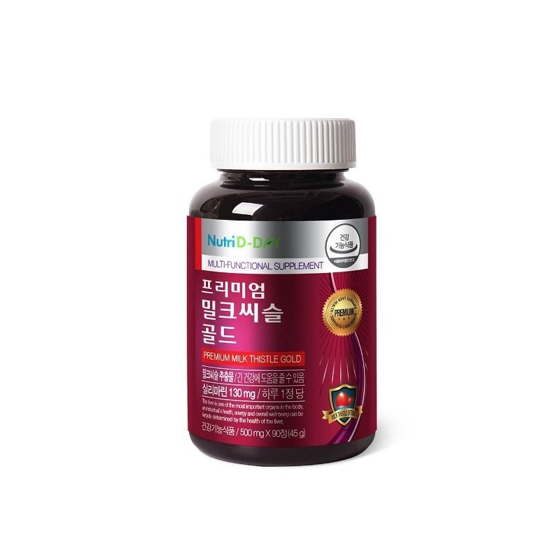Nutriday 뉴트리디데이 프리미엄 밀크씨슬 골드 1병 (3개월분) Nutriday Premium Milk