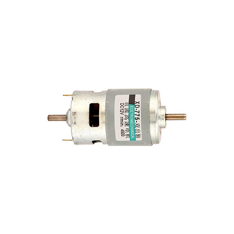 DC24V 12V 775 Motor 50W High Performance Double Shaft DC