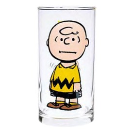 Ken Onishi Peanuts Glass CHARLIE BROWN/YE Size: Approx. φ2.8 inches (7.2 cm) H 5.3 inches (13.7 cm) PQ-1001