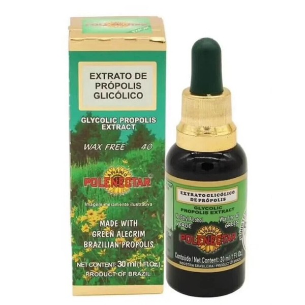 5 Brazilian Green Propolis Glycolic Extract Polenectar WF40 - No