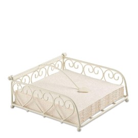 Ambiente Napkin Holder Heart Cream by Ambiente