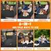 Dog Seat Cover for Car Back Seat Zipper Mesh Window