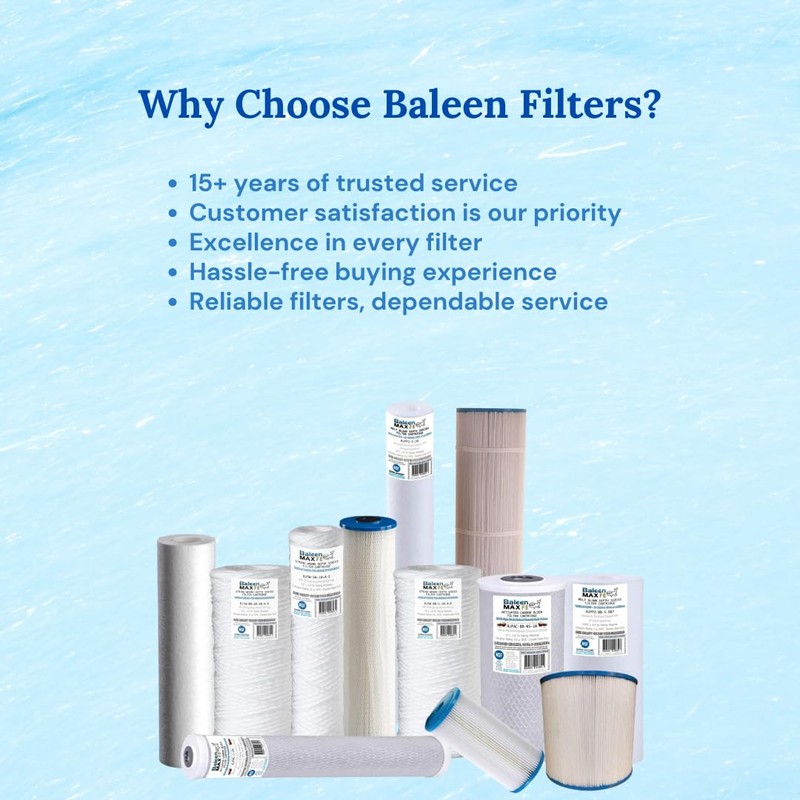 Baleen Filters 10" x 4.5" 5 Micron Depth Sediment Filter