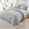 JOLLYVOGUE Twin Comforter Set, Ultra-Soft Twin Bed Comforter Set, 5-Piece