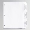 HOMEOWNER'S DOCUMENTS INDEX TAB DIVIDERS – SETS of 9. Pre-Printed