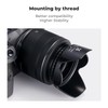 K&F Concept 52mm Tulip Flower Lens Hood for Nikon D3300