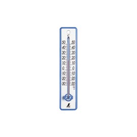 シンワ測定(Shinwa Sokutei) プラスチック寒暖計 20cm ブルー 48351