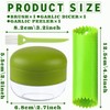 Garlic Press Stainless Steel, Garlic Mincer Tool with Storage Container,