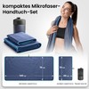 Mikrofaser Handtuch 2er Set: Schnelltrocknend, Kompakt, Leicht | Microfaser Microfiber